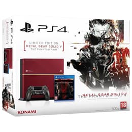 PlayStation 4 500GB - Röd - Begränsad upplaga Metal Gear Solid V + Metal Gear Solid V: The Phantom Pain