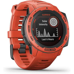 Garmin Smart Watch Instinct Solar HR GPS - Röd
