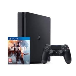 PlayStation 4 Slim 500GB - Svart Battlefield 1