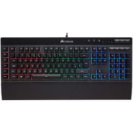 Corsair Keyboard QWERTY Spansk Bakgrundsbelyst tangentbord Raptor K55 RGB