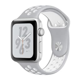 Apple Watch (Series 4) 2018 GPS + Mobilnät 40 - Aluminium Silver - Sport Nike