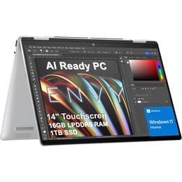 HP Envy x360 2-in-1 14-tum (2022) - Core i7 - Gen 12 (U) - 16GB - SSD 512 GB + HDD 512 GB QWERTY - Engelsk