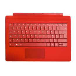 Microsoft Keyboard AZERTY Fransk Wireless Bakgrundsbelyst tangentbord Type Cover 3 RD2-00065