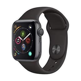 Apple Watch (Series 4) 40 - Aluminium Grå utrymme - Sport-loop Svart