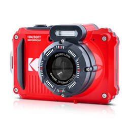 Kodak Pixpro WPZ2 - Röd + Kodak Pixpro lens 4x wide 27-108mm f/3.0-6.6