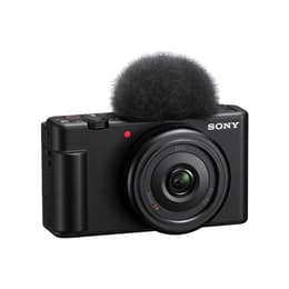 Kompakt ZV-1F - Svart + Sony Sony Tessar AF f/2-f/7.6mm f/2