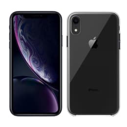 Pack iPhone XR + Apple Skal (Transparent) - 64GB - Svart - Olåst