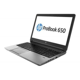 HP ProBook 650 G1 15-tum (2014) - Core i5-4210M - 8GB - SSD 256 GB AZERTY - Fransk