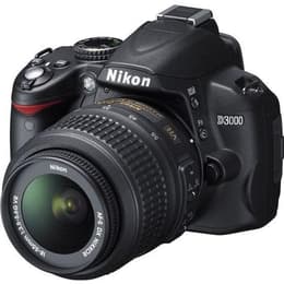 Reflex D3000 - Svart + Nikon AF-S DX Nikkor 55-200mm f/4-5.6G ED f/4-5.6