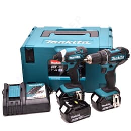 Makita DLX2127TJ1 Borrar och skruvmejslar