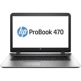 HP ProBook 470 G3 17-tum (2015) - Core i3-6100U - 4GB - SSD 256 GB AZERTY - Fransk