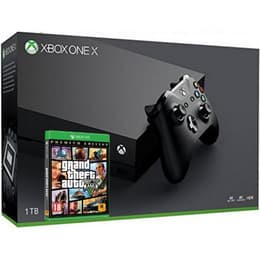 Xbox One X 1000GB - Svart + Grand Theft Auto V