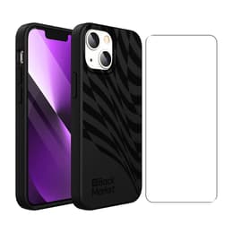 Back Market Skal iPhone 13 och skyddsskärm - Återvunnen plast - Svart