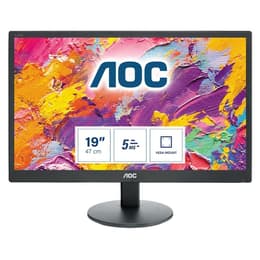 19-tum Aoc 185LM0021 1366 x 768 LCD Monitor Svart