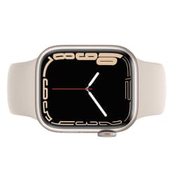 Apple Watch (Series 7) 2021 GPS + Mobilnät 41 - Aluminium Silver - Sportband Stjärnljus