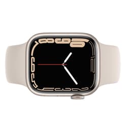 Apple Watch Series 7 (2021) GPS + Mobilnät 41 mm - Aluminium Stjärnglans - Sportband Stjärnglans