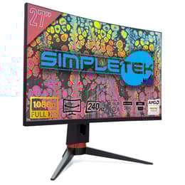 27-tum SIMPLETEK 5609 1920 x 1080 LED Monitor Svart
