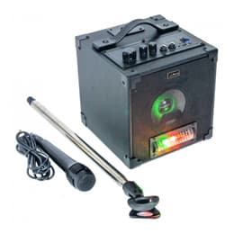 Party Light & Sound PLS Party-Singer Active Karaoke Set with LED Light Effect, Mic & Stand Bluetooth Högtalare - Svart