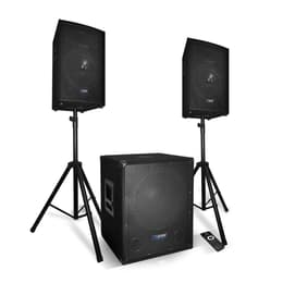 Pack sonorisation 2200W - Enceintes + Caisson + Pieds - USB/BLUETOOTH - BM SONIC BMS1512 PA högtalare