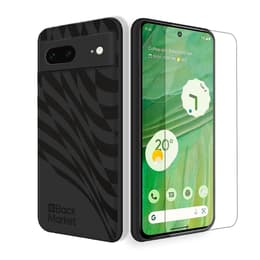 Back Market Skal Pixel 7 och skyddsskärm - Återvunnen plast - Svart
