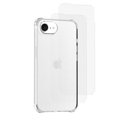 Skal iPhone 16e och 2 st skärmskydd - TPU - Genomskinlig
