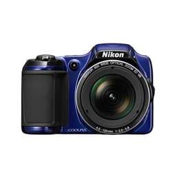 Nikon CoolPix L820 - Blå + Nikon Nikkor 26X Wide Optical Zoom ED VR 4.0-104mm f/3.1-5.9