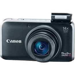 Canon PowerShot SX210 IS Kompakt 14 - Svart