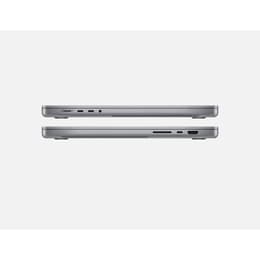 MacBook Pro 16" (2021) - Apple M1 Max med 10-kärnig CPU och 32-kärnig grafikprocessor - 64GB RAM - SSD 1000GB - AZERTY - Fransk