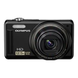 Kompakt VR-320 - Svart + Olympus Wide Optical Zoom 24-300mm f/3-5.9 f/3-5.9