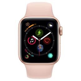 Apple Watch Series 4 (2018) GPS 40 mm - Aluminium Guld - Sportband Rosa