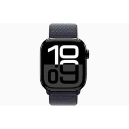 Apple Watch Series 10 (2024) GPS + Mobilnät 46 mm - Aluminium gagatsvart - Terrängloop Svart