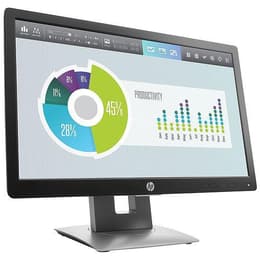 20-tum HP EliteDisplay E202 LED Monitor Svart