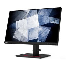 24-tum Lenovo ThinkVision P24h-20 2560 x 1440 LED Monitor Svart