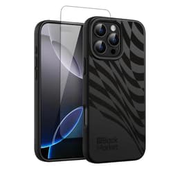 Back Market Skal iPhone 16 Pro Max och skyddsskärm - Återvunnen plast - Svart