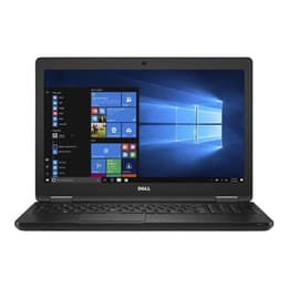 Dell Precision 3520 15-tum (2017) - Xeon E3-1505M V6 - 8GB - SSD 240 GB QWERTY - Spansk