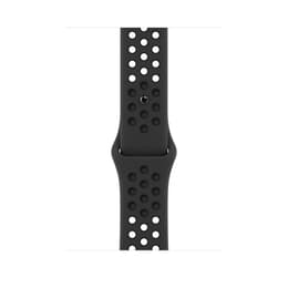Apple Watch (Series 7) 2021 GPS 45 - Aluminium Midnatt - Nike Sport band Svart
