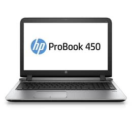 HP ProBook 450 G3 15-tum (2015) - Core i3-6100U - 8GB - SSD 256 GB AZERTY - Fransk