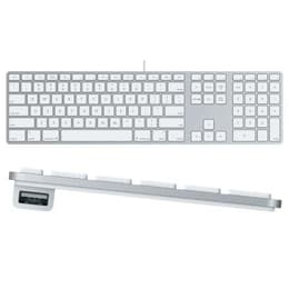 Apple Keyboard (2007) Sifferplatta - Aluminium - QWERTY - Engelsk (Storbritannien)