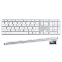 Apple Keyboard (2007) Sifferplatta - Aluminium - QWERTY - Engelsk (Storbritannien)