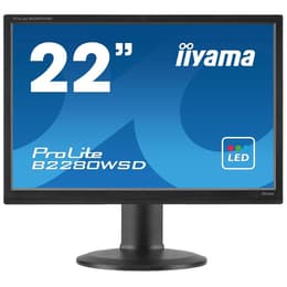 22-tum Iiyama ProLite B2280WSD-B1 1680x1050 LCD Monitor Svart
