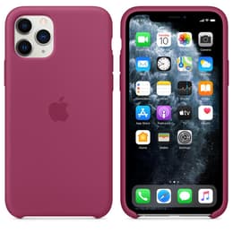 Apple Silikon Skal iPhone 11 Pro Max - Silikon Granatröd