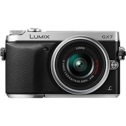 Lumix DMC-GX7 - Svart + Panasonic Panasonic Lumix G Vario 14-42mm f/3.5-5.6 ASPH f/3.5-5.6