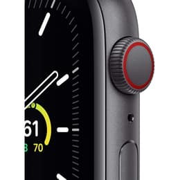 Apple Watch Series SE 1 (2020) GPS + Mobilnät 44 mm - Aluminium Grå utrymme - Sportband Stjärnglans