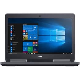 Dell Precision 7520 15-tum (2017) - Core i7-7820HQ - 16GB - SSD 512 GB QWERTY - Italiensk