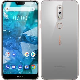 Nokia 7.1 64GB - Silver - Olåst