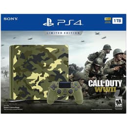 PlayStation 4 Slim 1000GB - Camouflage - Begränsad upplaga Call of Duty: WWII + Call of Duty: WWII