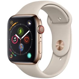 Apple Watch (Series SE) 2020 GPS 40 - Aluminium Guld - Sportband Rosa