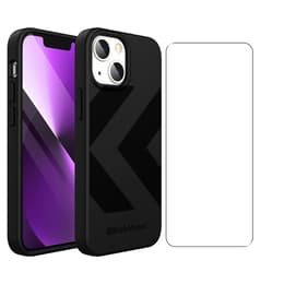 Back Market Skal iPhone 13 och skyddsskärm - Återvunnen plast - Svart (Chevron)