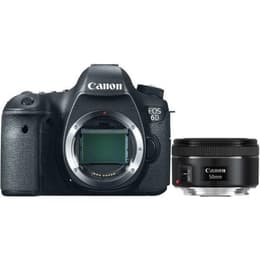 Reflex EOS 6D - Svart + Canon EF 50mm f/1.8 STM f/1.8
