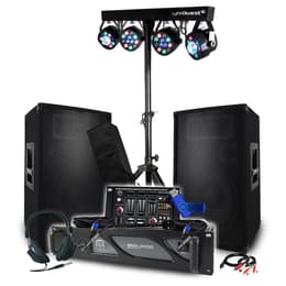 Pack Sono 3200W BM SONIC Ampli 2000W, Paire d'Enceintes 2x600W, Table de Mixage, Portique 4 Lumières Xperformer+Clé 32G PA högtalare